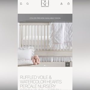 Restoration Hardware Petal Pink Nursery decor